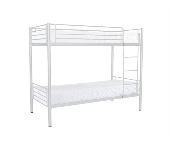 Beliche Duplo Metal 90cm 98x201 Branco