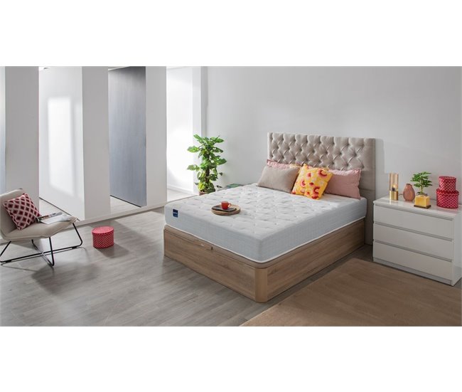 Colchão PEGASUS 8K BULTEX de material celular + sommier grátis Pikolin color natural 
