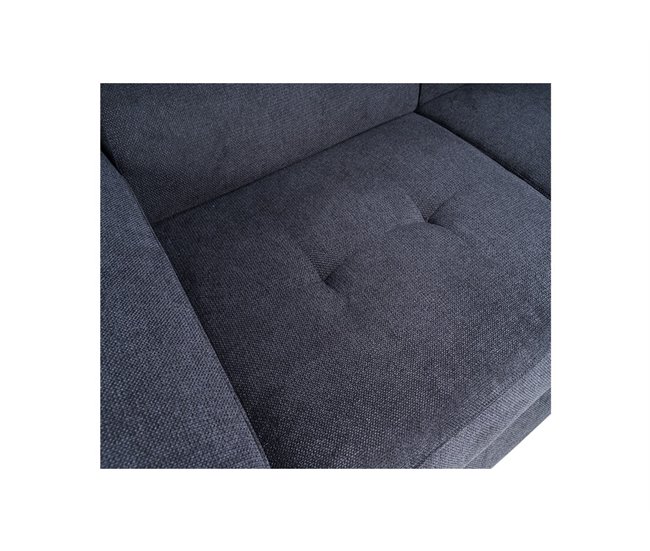 Sofá de canto OMEGA com cama cor antracite Antracite