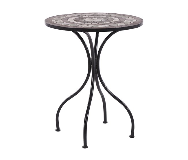 Beliani Conjunto bistrô CARIATI Preto