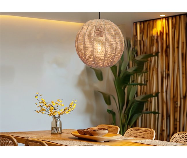 Candeeiro de teto MAVIS 40W E27 marca CONFORAMA Natural
