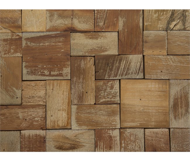 Beliani Mesa de centro GAMETI 80x80 Castanho