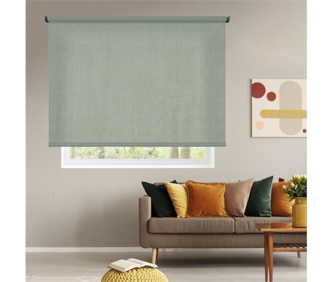 Estores translúcidos Estore de rolo para janelas Verde