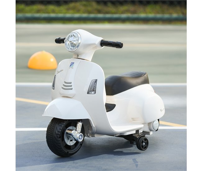 Mota Elétrica Crianças PP e Metal HOMCOM Branco