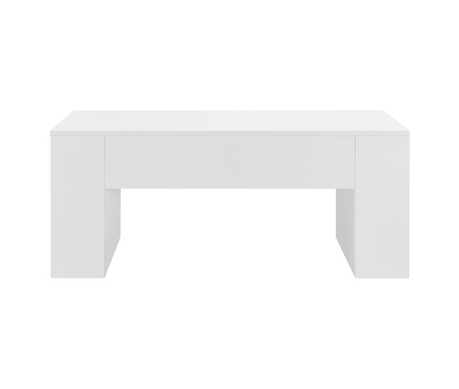 Mesinha Vellinge com compartimento aglomerado Branco