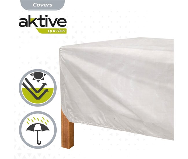 Cobertura impermeável para mesa de jardim Aktive Garden Bege