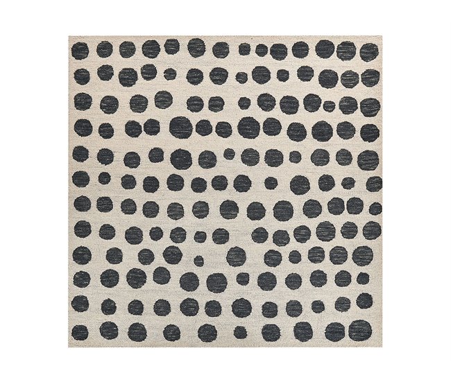 Beliani Entrelaçado HAVRAN 200x200 Bege