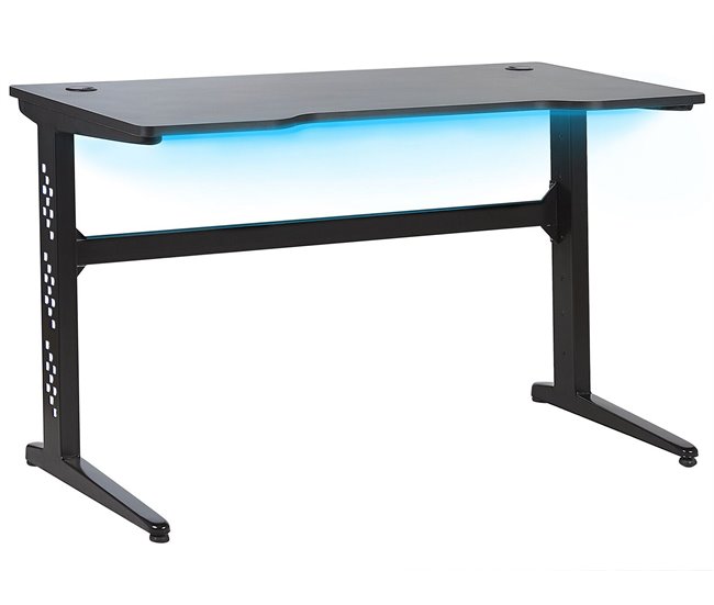 Beliani Secretária de jogos DEXTER 120x60 Preto