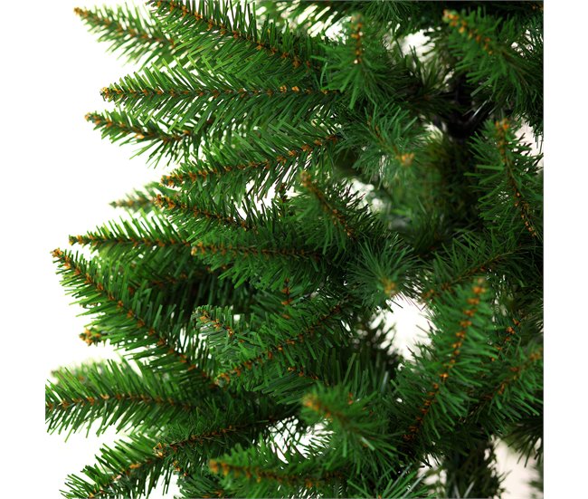 Árvore de Natal PVC e Aço HOMCOM, casa - natal Verde