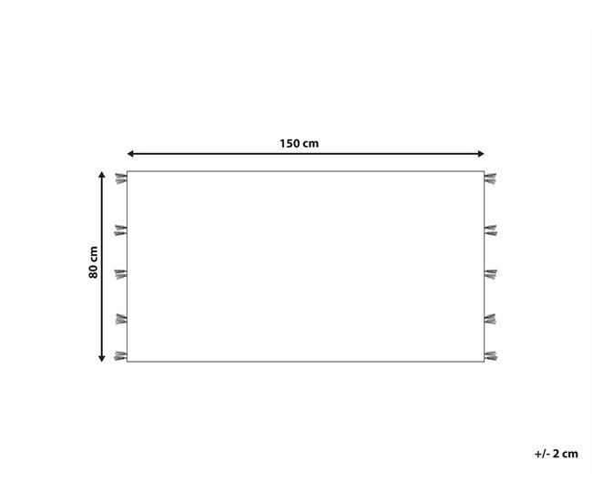 Beliani Kilim ARZAKAN 80x150 Multicor
