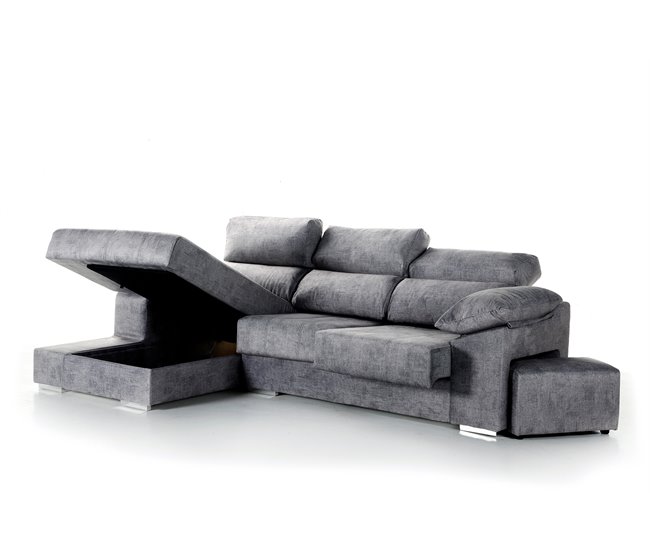 Chaise longue DANIELA II Antracite