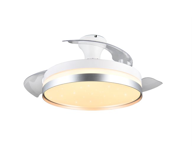 Ventoinha de teto LINDBERG LED 35 W 100cm Branco