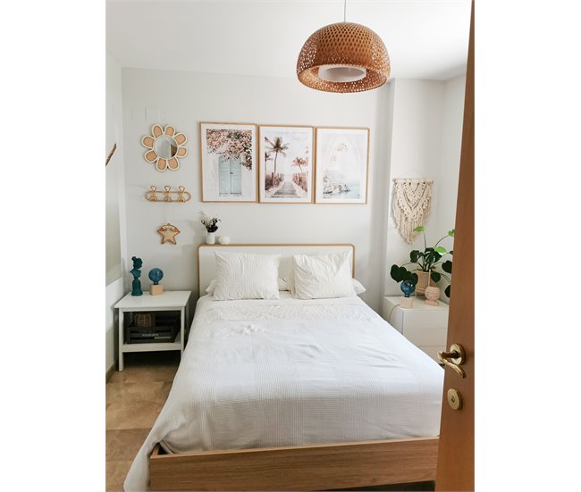 Beliani Cama com estrado MDF SERRIS 148x215 Castanho