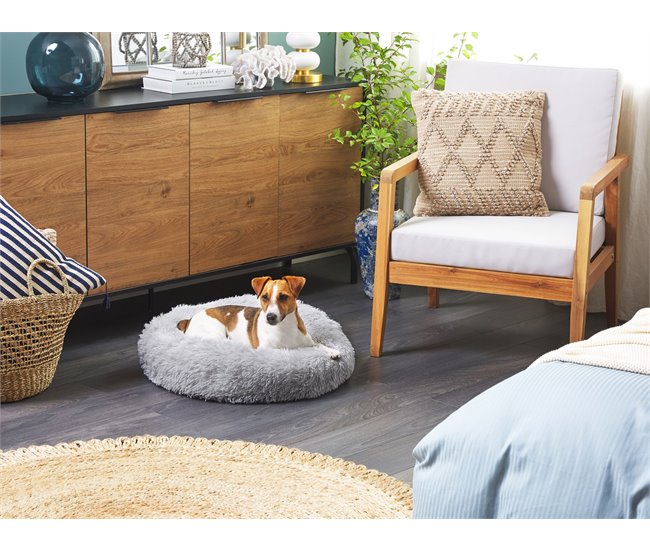 Beliani Cama para animais de estimação KULU Cinza Claro