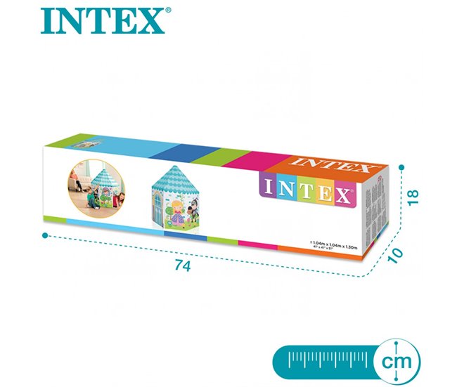 Casa infantil em tecido INTEX Multicor