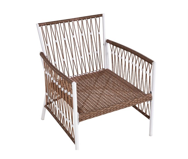 Beliani Conjunto bistrô LEVICO Branco