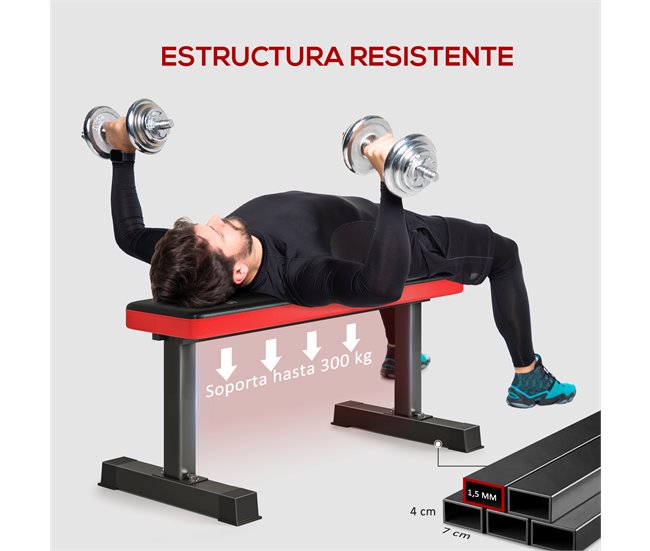 Banco de Musculação Aço e PU SPORTNOW Preto