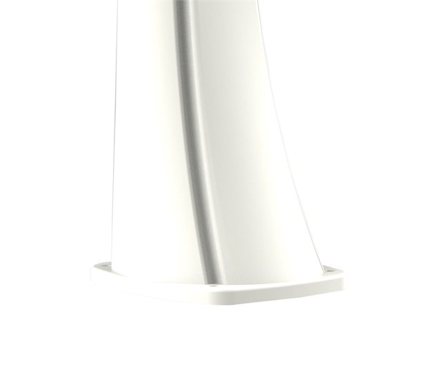 Sined SOLE XXL Chuveiro solar curvo de 40 litros Filtro anti-calcário, Branco Branco