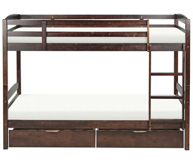 Beliani Beliche Pinho REGAT 97x208 Castanho