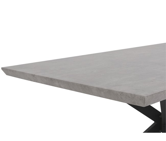 Beliani Mesa de jantar SPECTRA 80x140 Castanho Claro