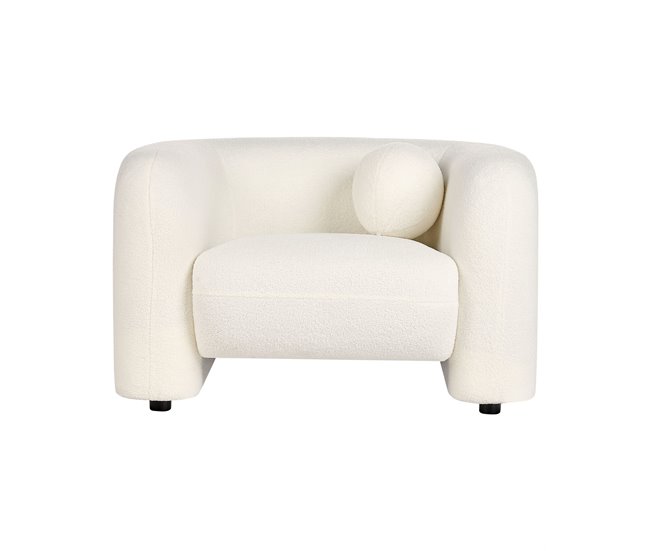 Beliani Poltrona LEIREN Branco