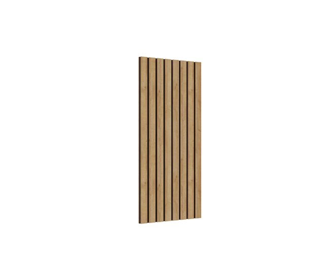 LANDRU painel de madeira cor de carvalho 50x120 cm Madeira