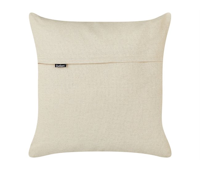 Beliani Almofada decorativa ROSEMARY 45x45 Bege