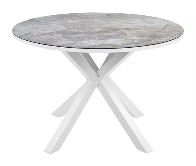 Beliani Conjunto de refeição MALETTO/GROSSETO Branco