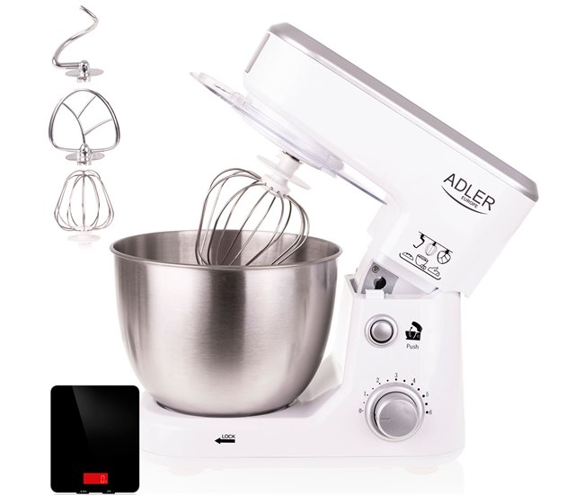 Batedeira com Taça Adler AD4216 Branco
