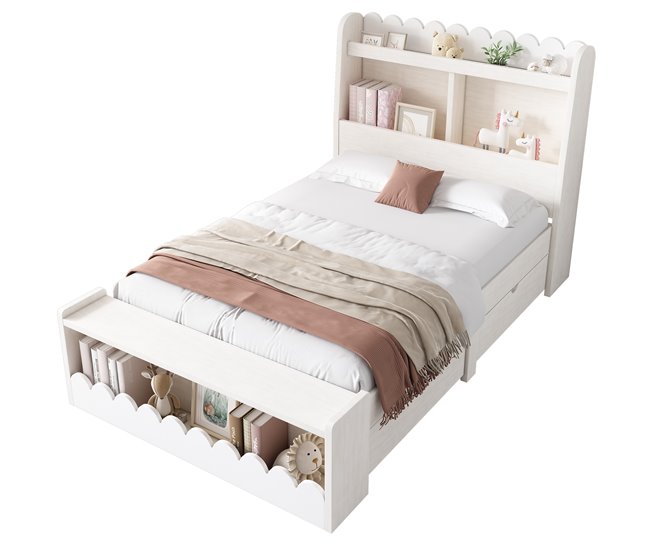 Camas individuais 98x230 Branco
