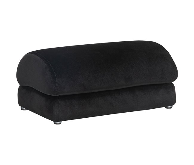Apoio para os Pés Poliéster, espuma, placa multicamada HOMCOM Preto