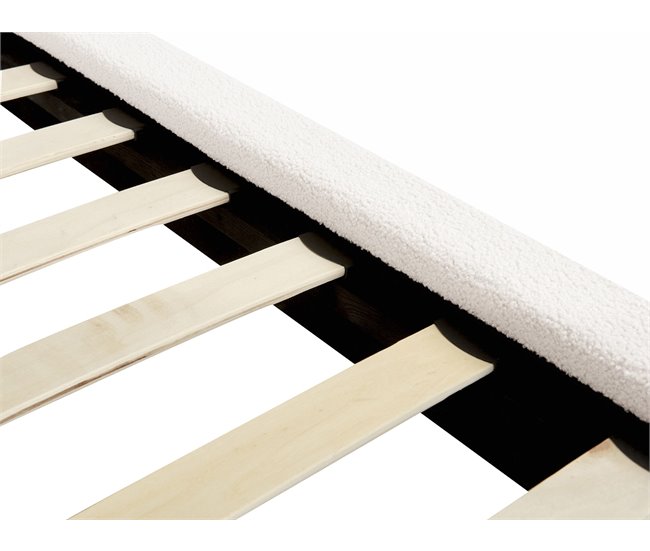Beliani Cama Bouclé MELLE 175x240 Bege