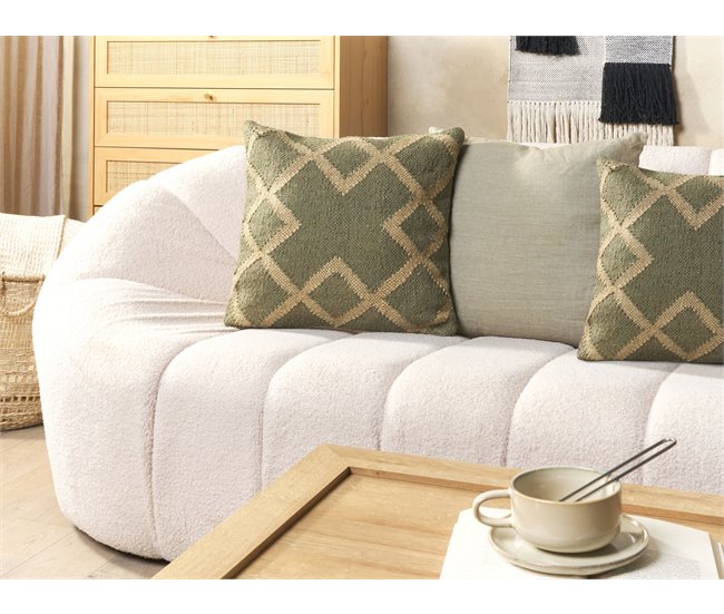 Beliani Almofada decorativa GOPI 45x45 Verde