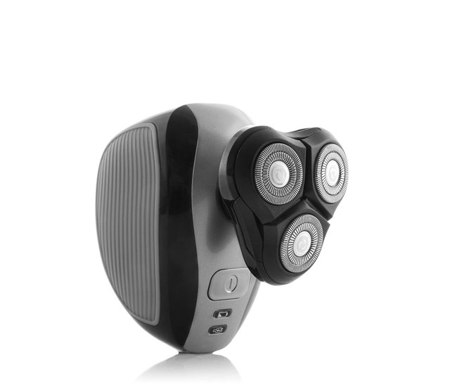 Máquina de Barbear Recarregável Ergonómica Multifunções 5 em 1 Preto