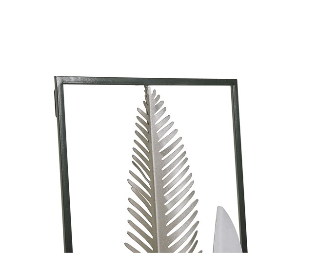 Beliani Decoración de pared NIOBIUM Cinza
