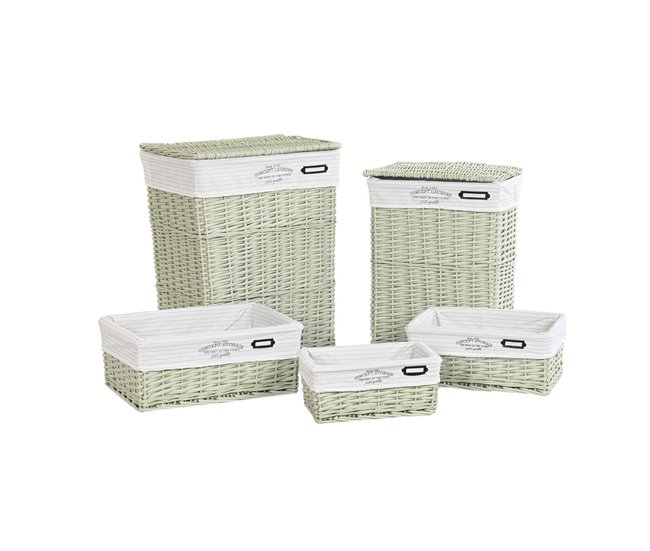 Conjunto de Cestas Verde