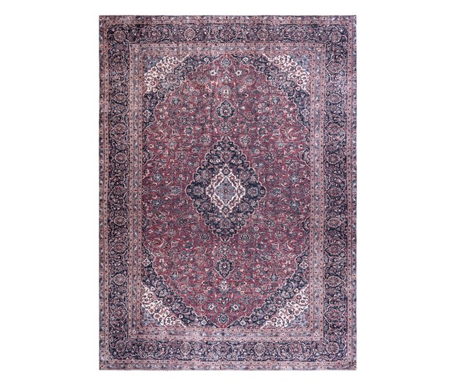ANDRE 2288 Tapete oriental vintage antiderrapante bordô 160x220 GranÁ