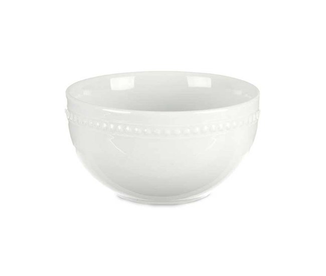 Conjunto de 6 taças em porcelana 800ml + suporte coleção VESSIA Branco