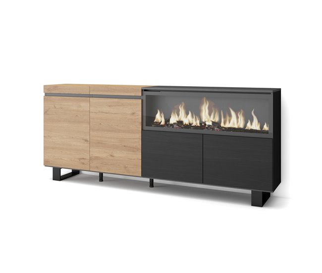 Aparadores para sala de estar 208 Carvalho Artisan