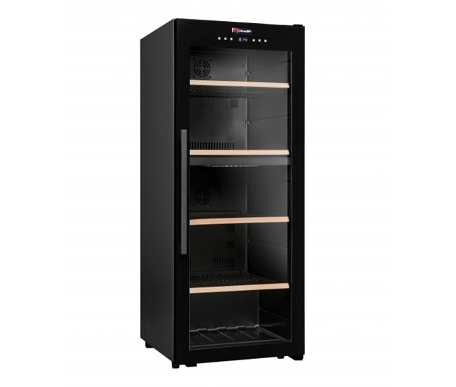 Cave de Vinho 110 garrafas Climadiff CD110B1 Duas Zonas de temperatura Preto