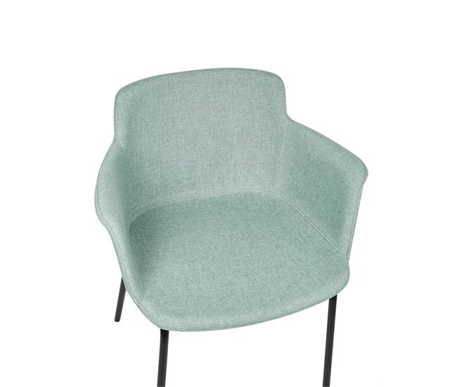 Beliani Cadeira de refeição BELFIELD Azul/ Verde