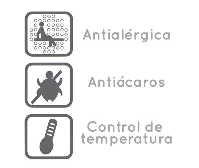 Almofadas Pack 2 70x35 Cinza