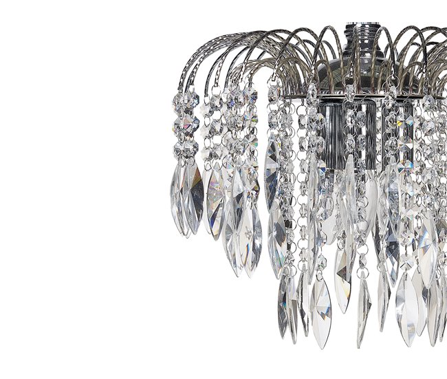 Beliani Lustre ORARA Cinza