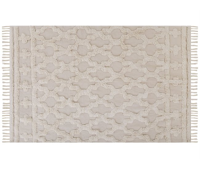 Beliani Pelos curtos SULUOVA 140x200 Bege