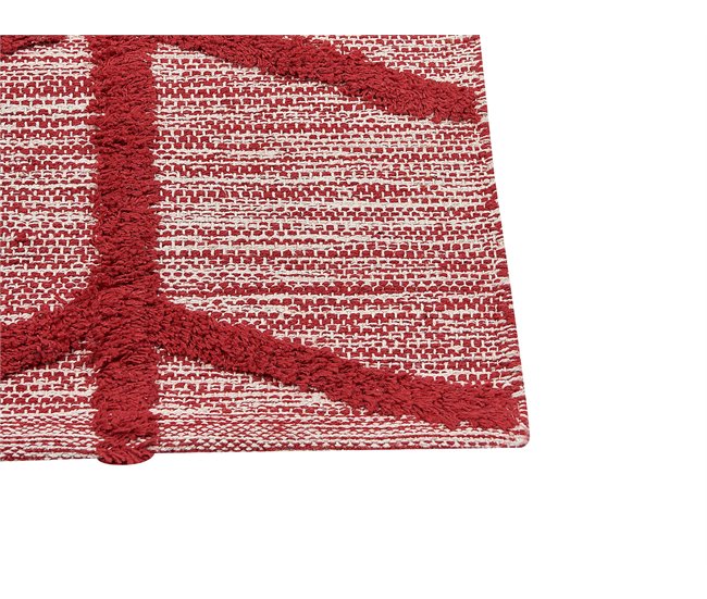 Beliani Pelos curtos SIVAS 160x230 Vermelho