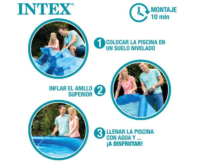 Piscina insuflável INTEX Easy Set Azul