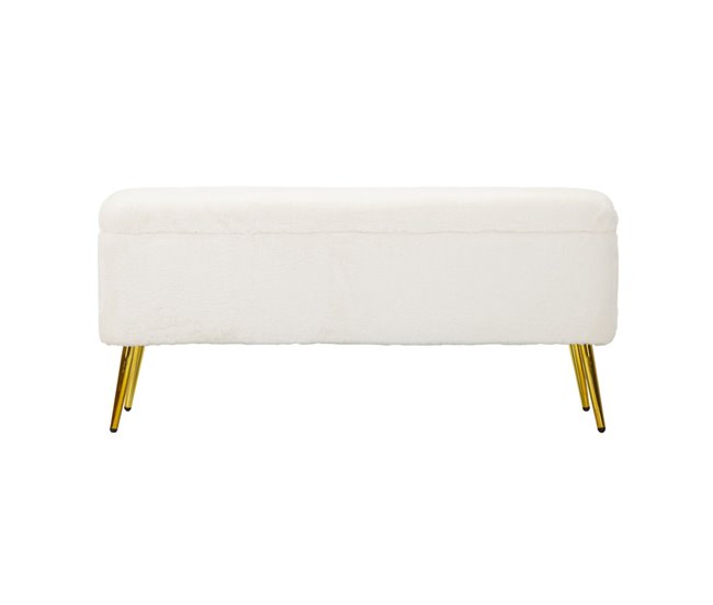 Banco com Arrumação MF304 112x42 Branco