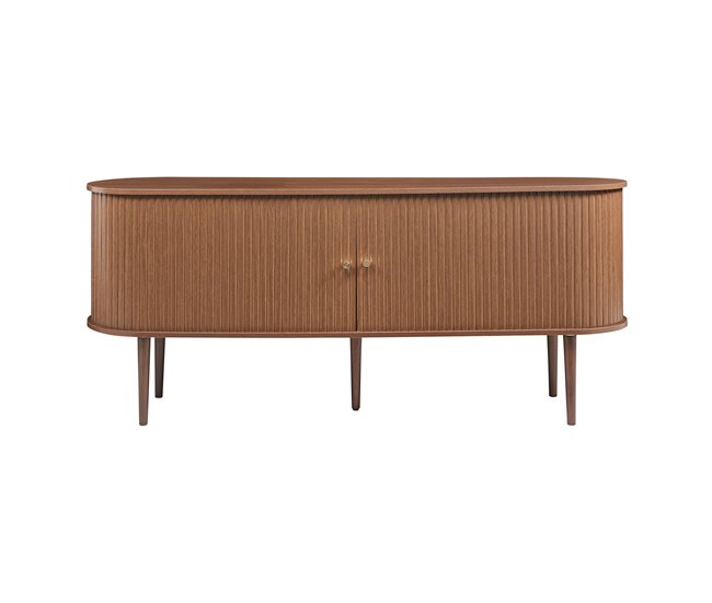 Aparador Mapia com 2 portas de correr [en.casa] 166 Nogal