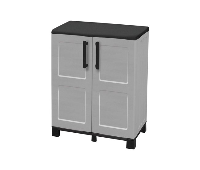 Armário exterior em PVC Cinza