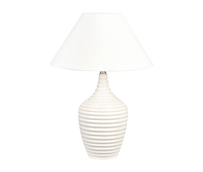 Beliani Candeeiro de mesa CELESTE Creme